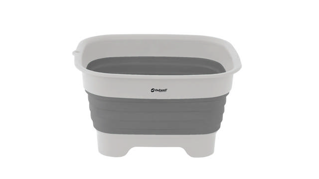 Collaps Wash Bowl w/drain Grey Mist