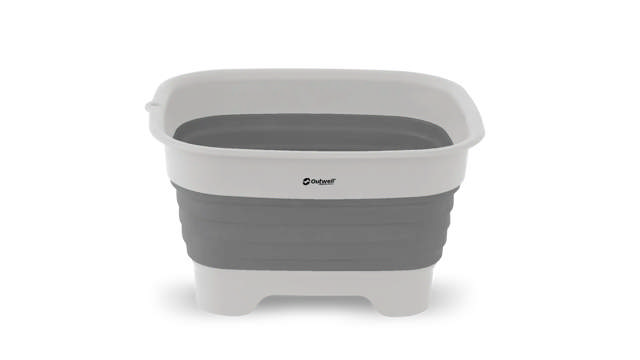 Collaps Wash Bowl w/drain Grey Mist