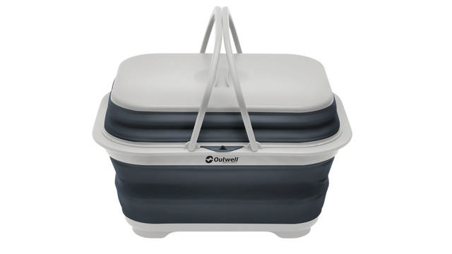 Collaps Washing Base w/handle & lid Navy Night
