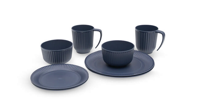 Delish Geschirrr-Set 2 Personen Navy Night