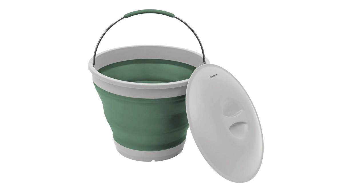 Collaps Bucket Round w/lid Shadow Green