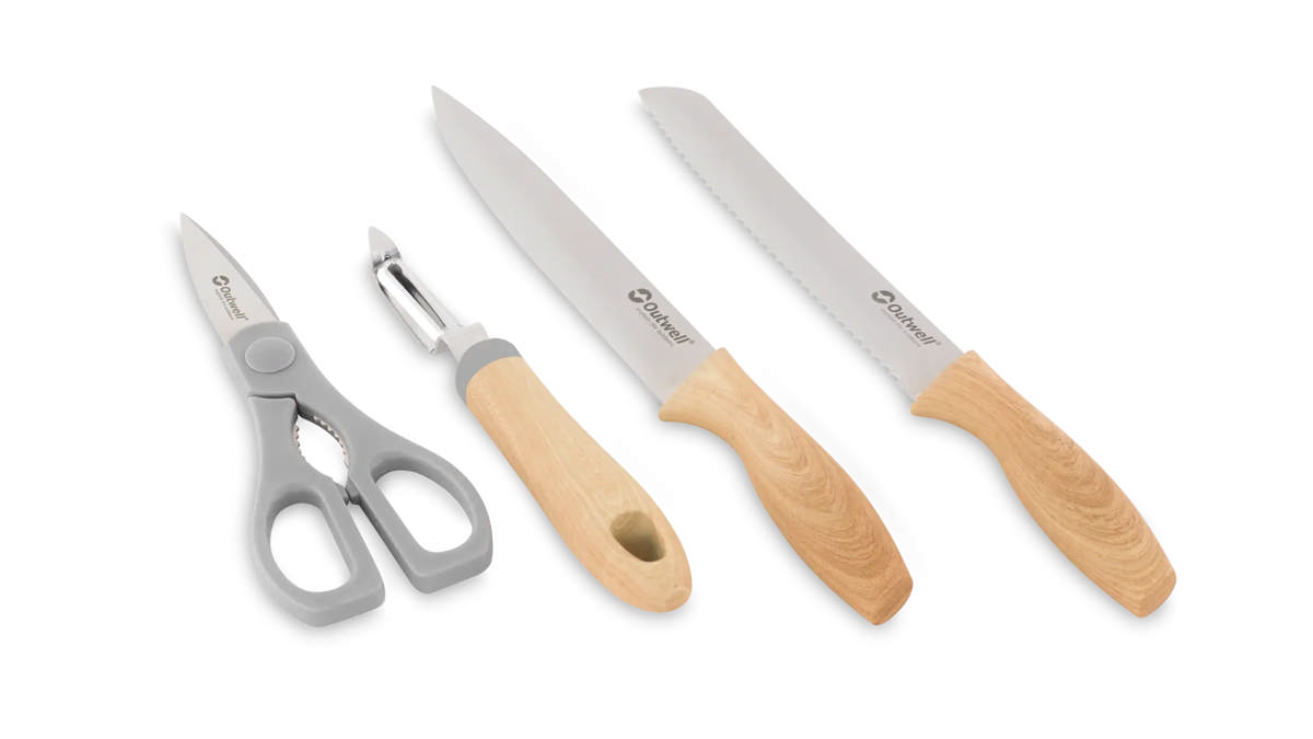 Chena Knife Set w/Peeler & Scissors