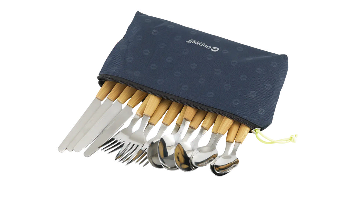 Besteckset mit Tasche
