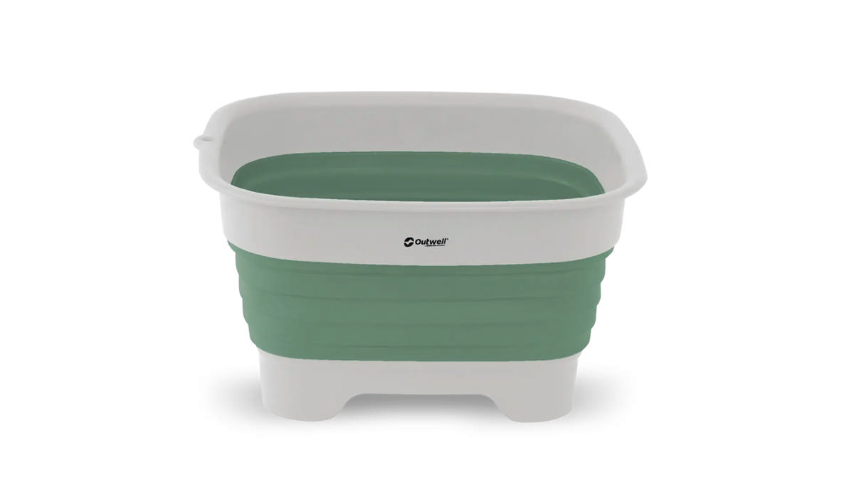 Collaps Wash Bowl w/drain Shadow Green