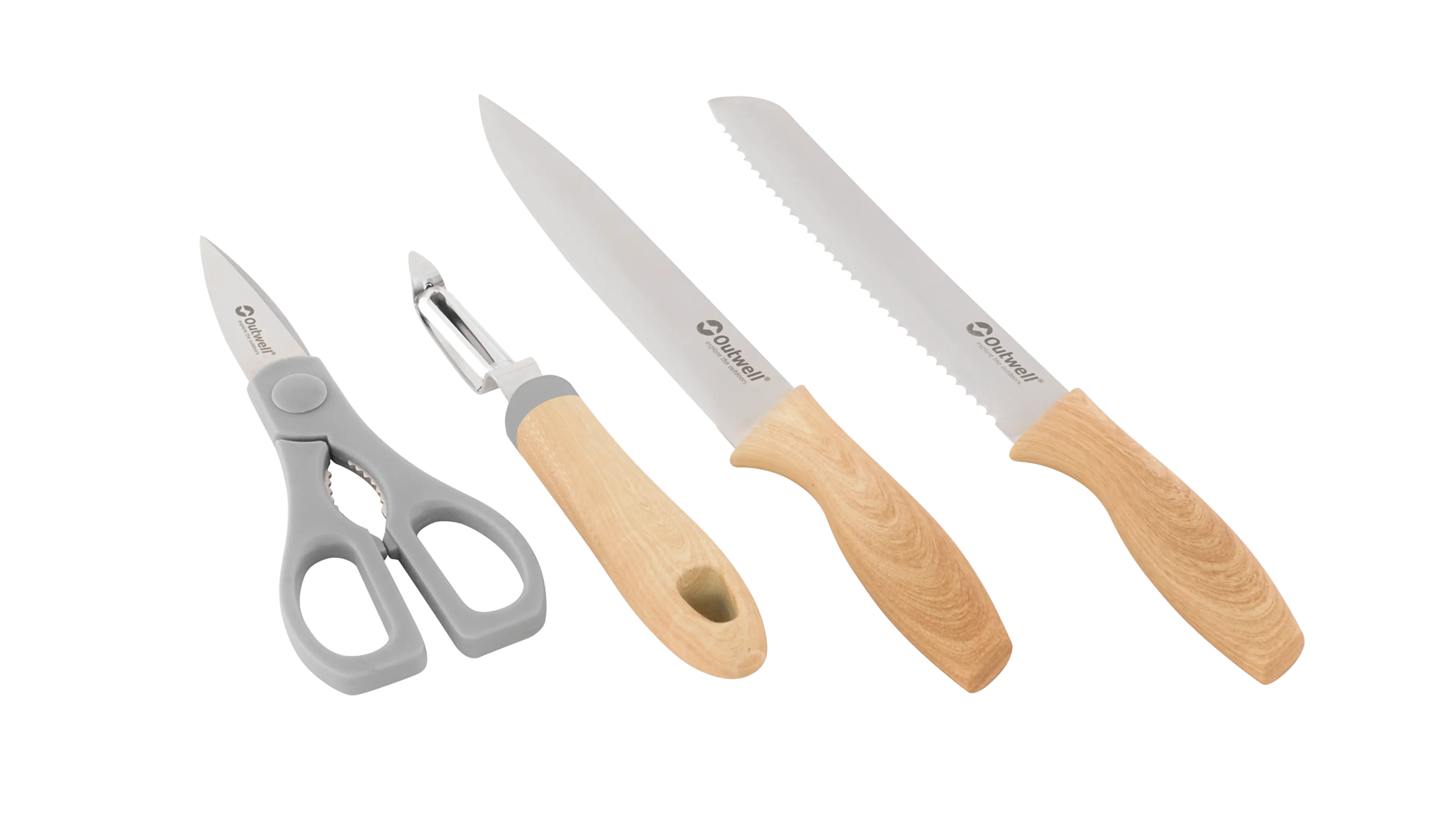 Chena Knife Set w/Peeler & Scissors