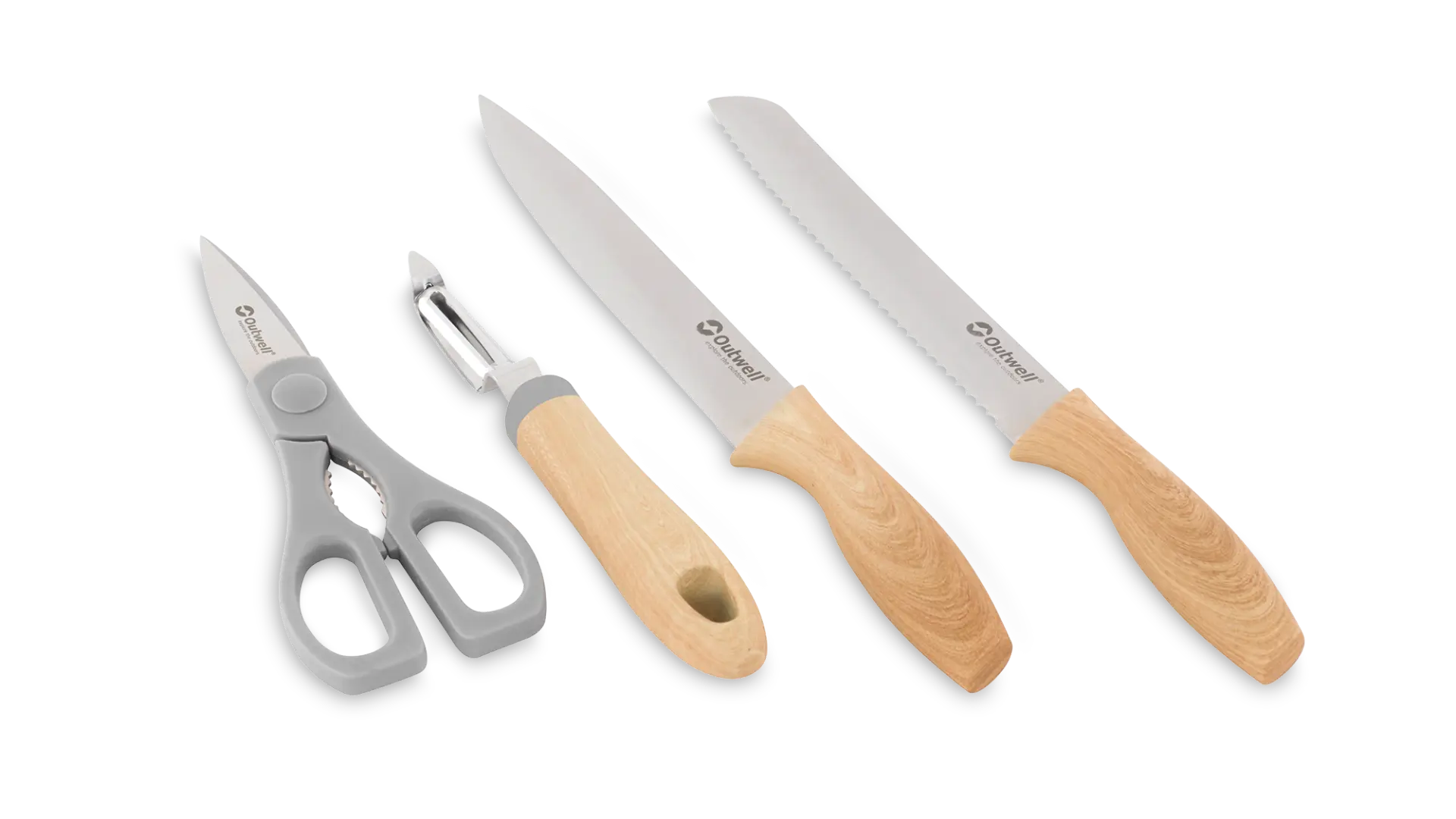 Chena Knife Set w/Peeler & Scissors