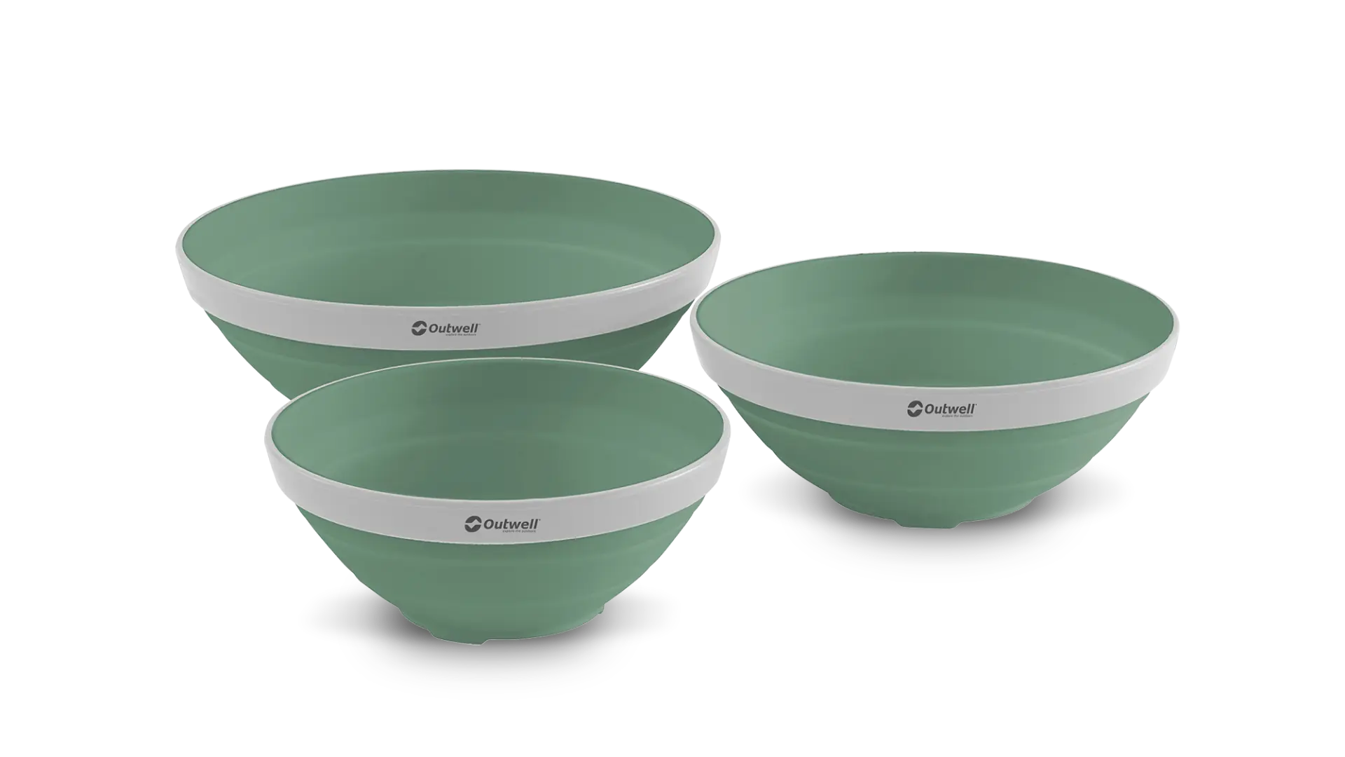Collaps Bowl Set Shadow Green