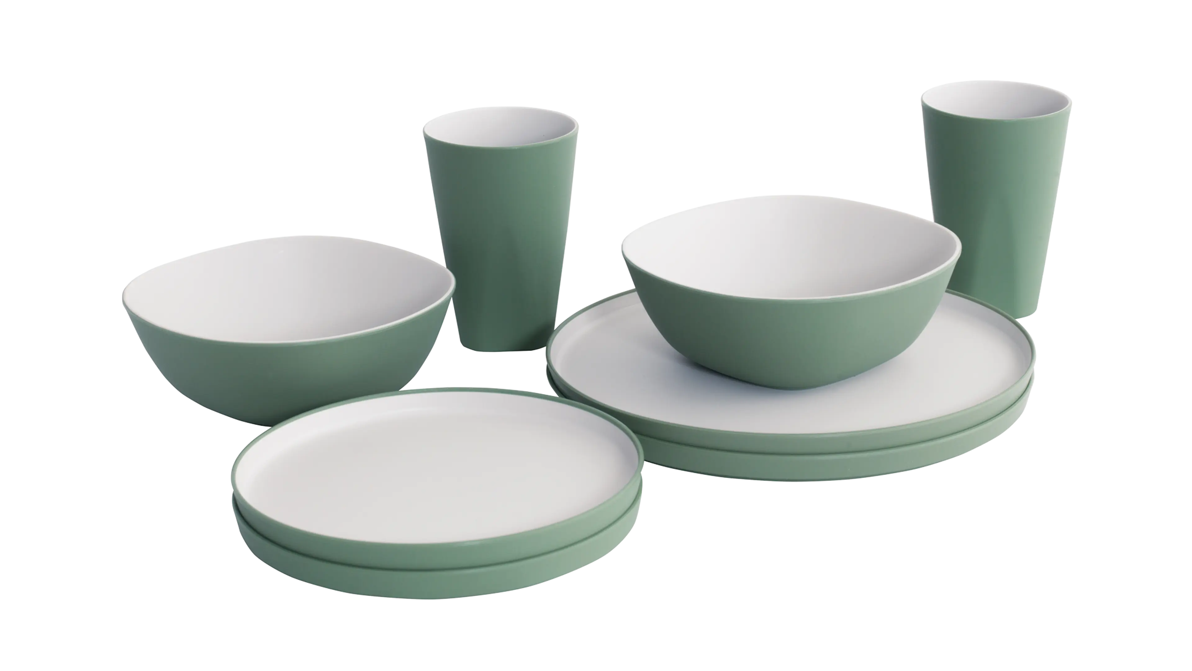 Ensemble pour dîner Gala pour 2 personnes Shadow Green