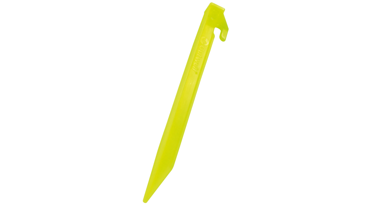 Piquet en plastique jaune